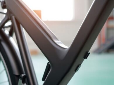 Nahaufnahme eines E-Bikes Modell C4 ST.