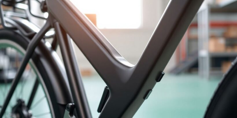 Nahaufnahme eines E-Bikes Modell C4 ST.