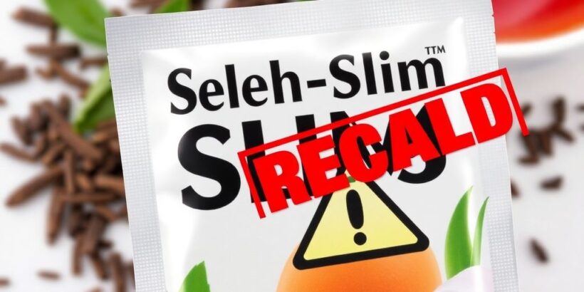 Rückruf von Selen-Slim Plus Tee wegen krebserregendem Inhaltsstoff.