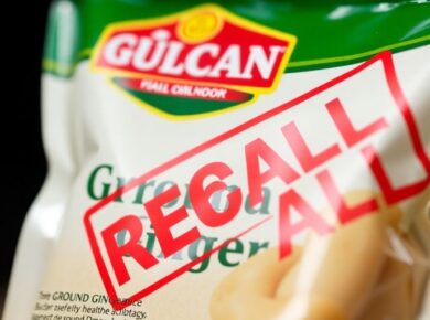 Rückruf von GÜLCAN gemahlenem Ingwer wegen Gesundheitsgefahr