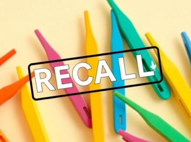 Bunte Holzpinzetten von GRIMM’S auf hellem Hintergrund.