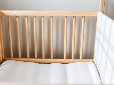 Babysicherheit im Kinderbett