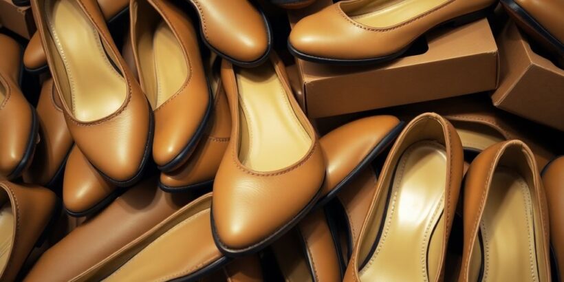 Damenschuhe im Karton