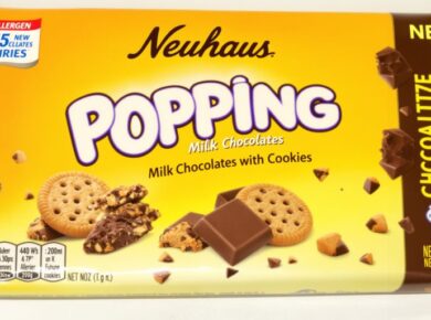 Neuhaus Schokoladenpackung mit Keksstücken