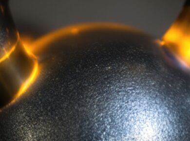 Kettlebell mit strahlendem Schein