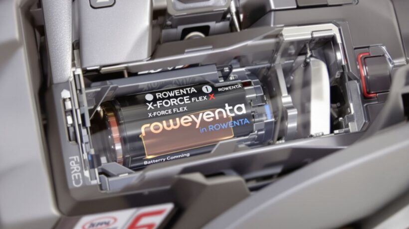 Rowenta Akku-Staubsauger mit überhitztem Akku