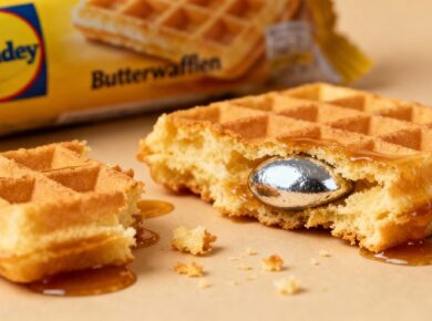 Lidl Butterwaffeln mit Metallfremdkörper