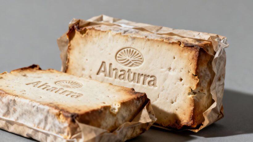 Alnatura Räuchertofu Packungen mit Verfärbungen