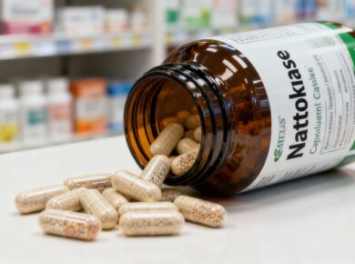 Nattokinase Kapseln mit fehlender Soja-Deklaration