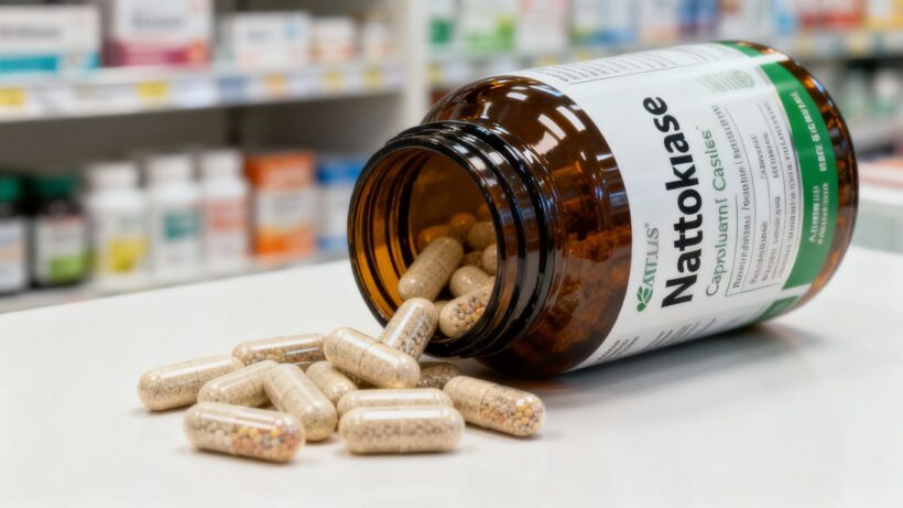 Nattokinase Kapseln mit fehlender Soja-Deklaration