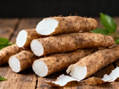 Chinesische Yamswurzel mit Cadmium-Belastung