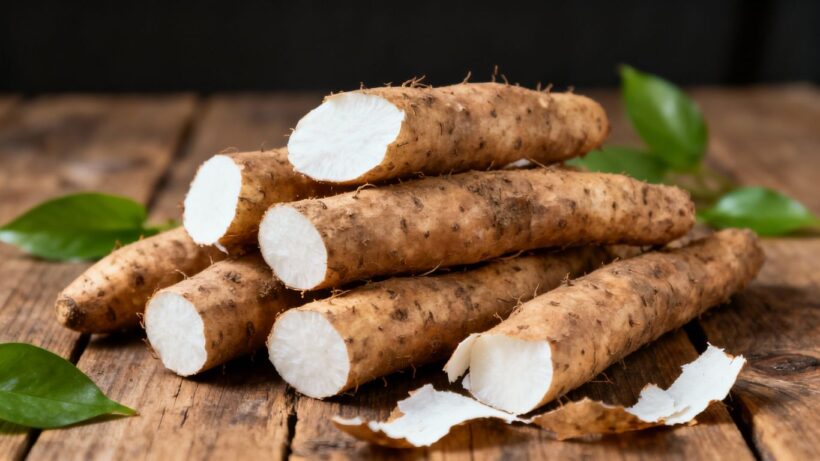 Chinesische Yamswurzel mit Cadmium-Belastung