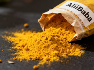 AliBaba Kurkumapulver mit Salmonellen-Warnung