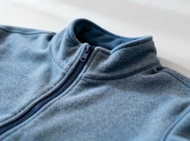 Kinder-Softshelljacke mit Reißverschluss