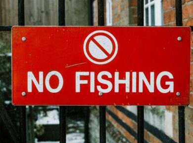 red and white stop sign